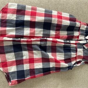 GAP Kids Red and Blue Plaid Shirt